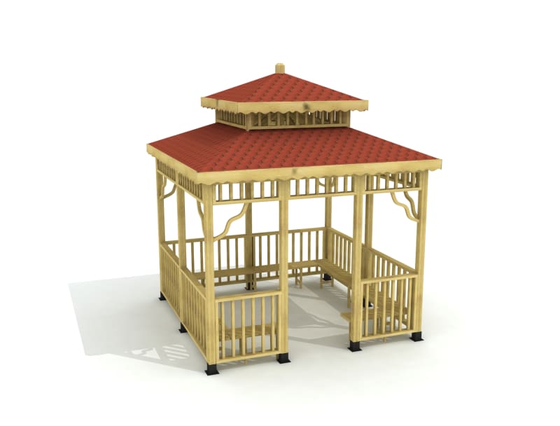 Pg 3004 Sari Cam Yesil Emprenye 300CM-X300CM-400CM-X400CM | Kent Mobilyaları | Erse Kent Mobilyaları